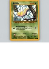 1999 weedle pokemon card value Base Set Common #69 [Shadowless] Retreat Cost Weedle 2002 Legendary Collection #99
