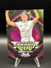 2024 Topps Graphite #WS-MH Martina Hingis Winning Streaks Pink Refractor #/15