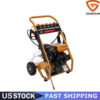 #ad 3950 PSI Gas Pressure Washer 6.5HP 3950 PSI 0° 15° 25° 40° Gas Powered Washer $272.79