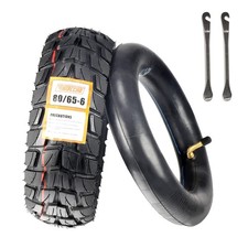 80/65-6 Scooter Tire Off-Road, 10 Inch Replacement Thickened Pneumatic Tyres ...