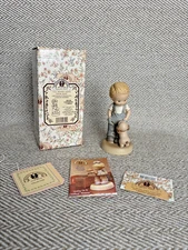 Enesco Memories of Yesterday 1998 “I'll Never Leave Your Side “ Boy Dog
