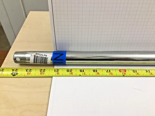 Minka-Aire 24 Inch Ceiling Fan Downrod, 1" OD, - ‎Polished Nickel - DR524-PN - Picture 1 of 5