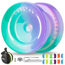 K2 Crystal Yoyo for Kids 8-12, Responsive Yoyo for Beginner, Plastic Yoyo Pro...