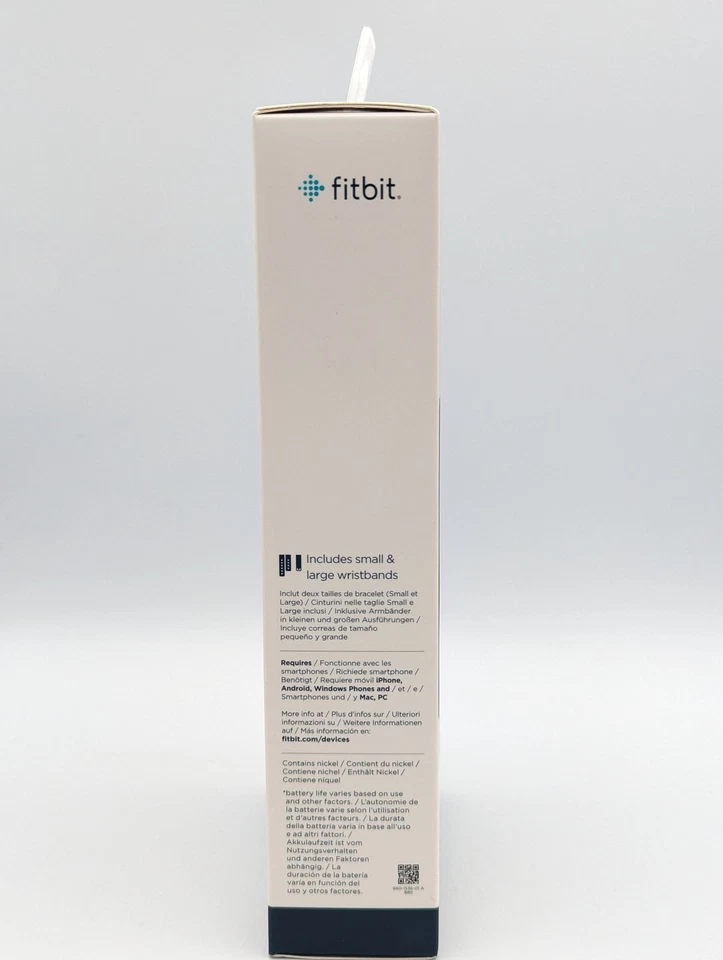 Fitbit Charge 3 Advanced Fitness Tracker Black Water Resistant S/P & L/G Strap - Image 4 of 4