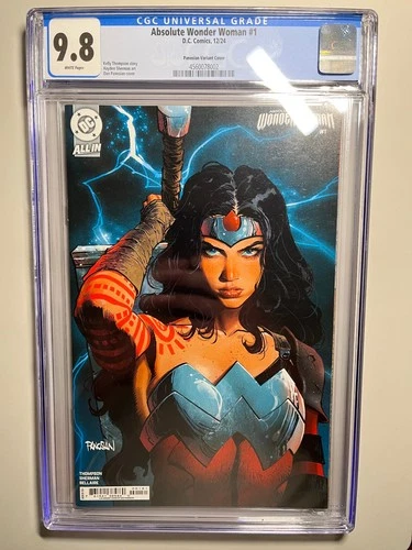 Absolute Wonder Woman #1 CGC 9.8 Graded Dan Panosian 1:25 Incentive Variant