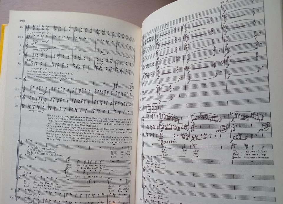 Wagner: Tristan und Isolde full orchestral score - Image 3 of 4