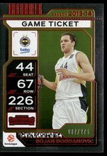 BOJAN BOGDANOVIC /275 2025-26 Panini Contenders EuroLeague Game Ticket Orange