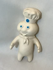 Pillsbury Dough Boy Vntg 1971 rubber doll Poppin Fresh collectible figure 7"