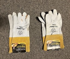 2 Pair Tillman 1328L Top Grain Premium Leather Protective TIG Welding Gloves LG