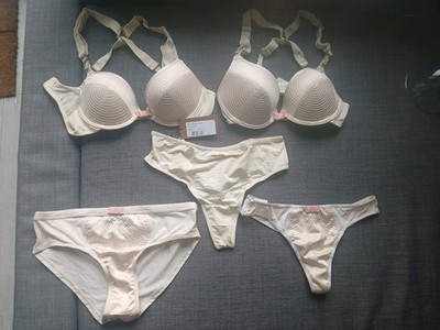 Marlies Dekkers Push-up-BH Mulholland Drive 70C + BH 70B + NEU String S UVP 400 