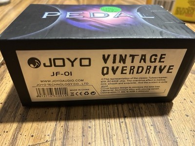 Joyo JF-01 Vintage Overdrive Effects Pedal