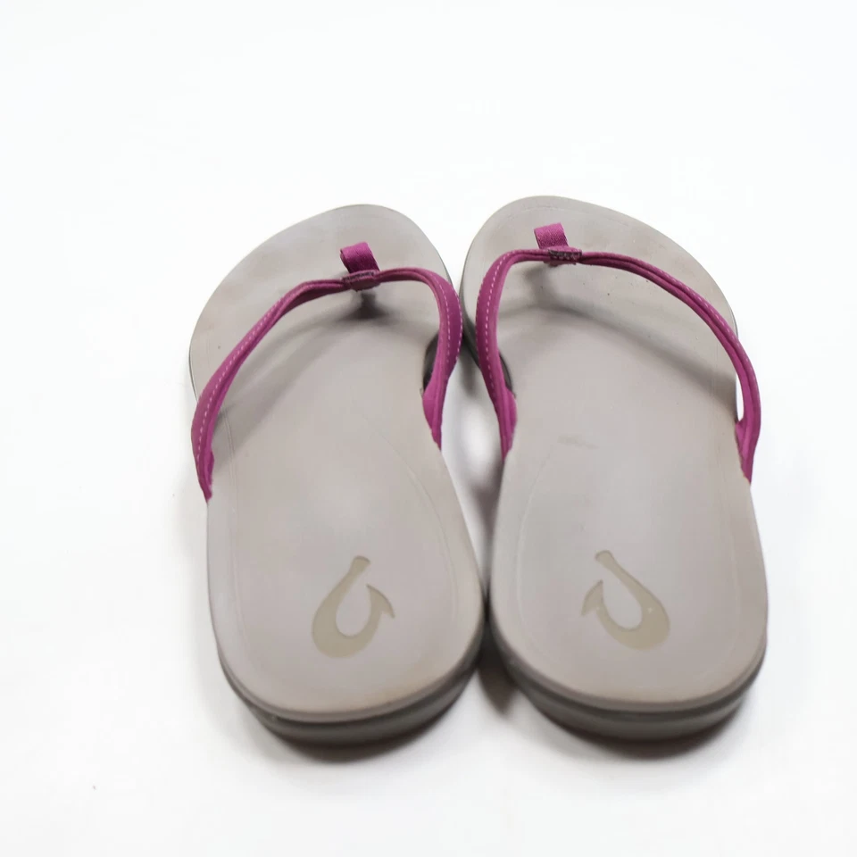 Женские фиолетово-розовые сандалии-шлепанцы Olukai Ho'opio размер 8 - Изображение 3 из 4