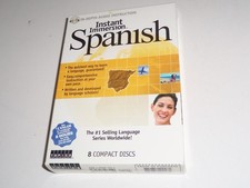 2005 Instant Immersion Spanish 8 Audio CDs In-Depth Audio Instruction Sealed NOS