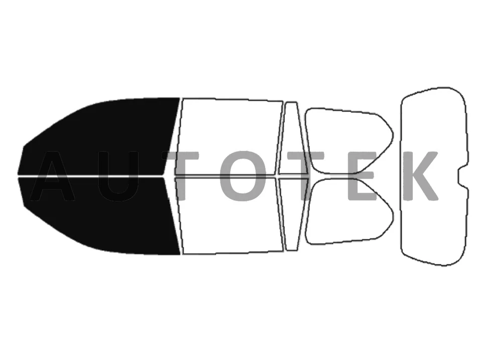 Película precortada ventanas delanteras de dos puertas cualquier tono para Lexus GX460 2010-2023 Foto 2 de 4