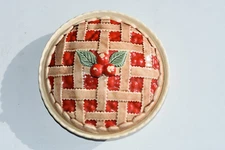 Lillian Veron Cherry Pie Dish with Cover