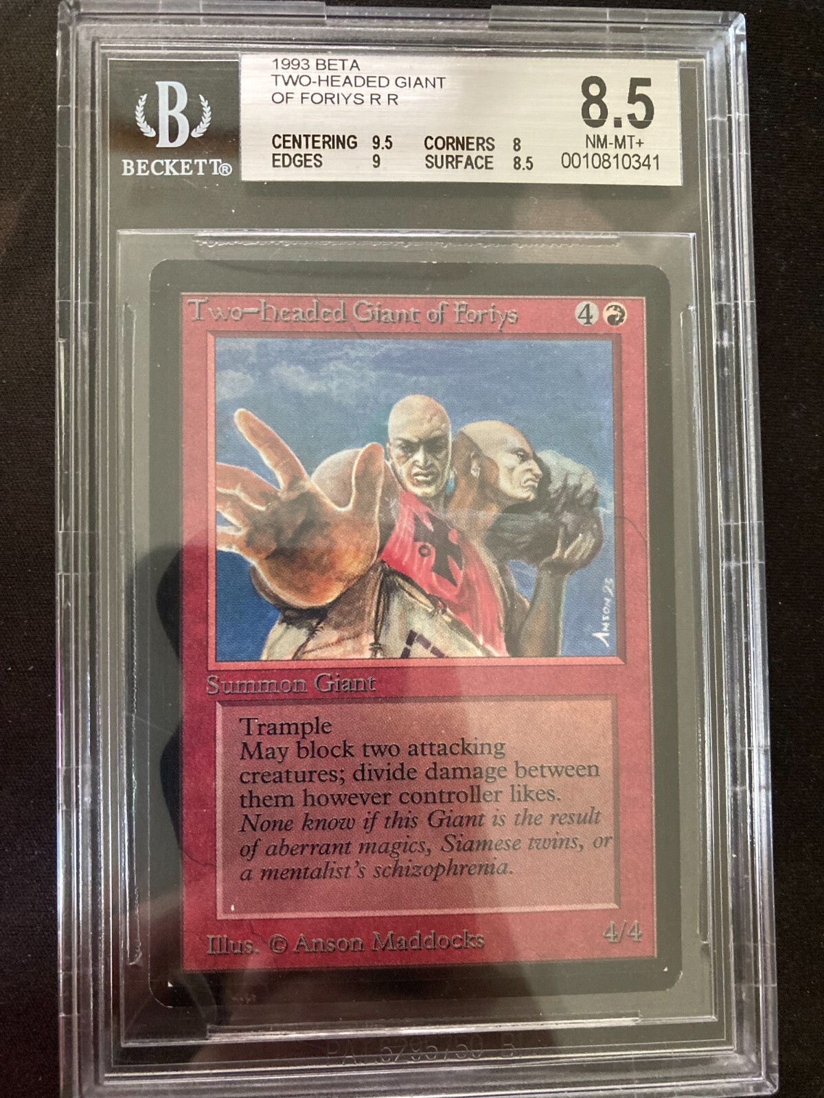 BETA TwoHeaded Giant of Foriys *** BGS 8.5 NMMint! MtG Magic eBay