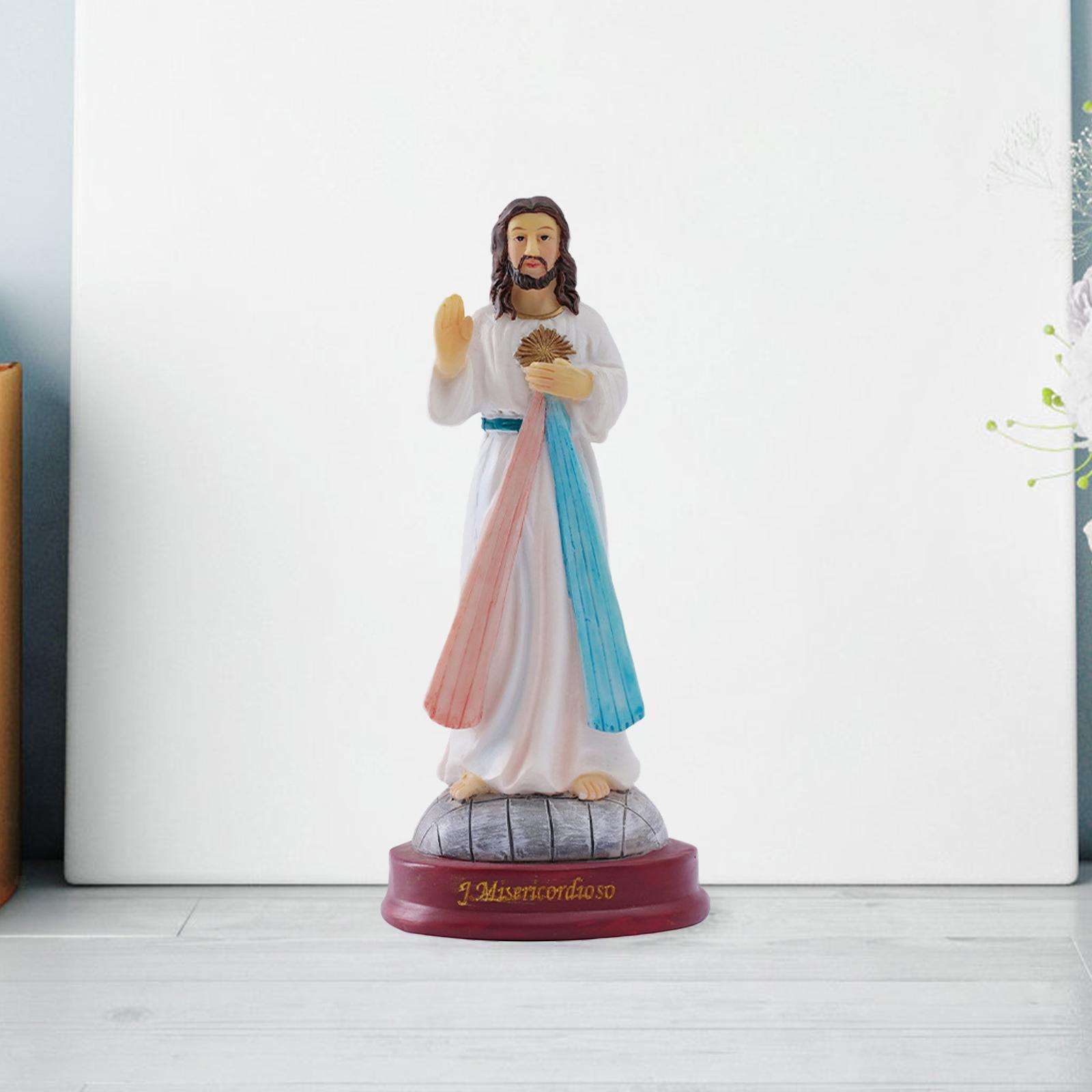 European Styled Elegant Man Statue Resin Sculpture Lightweight Multifunctional