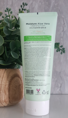 Glamfox Moisture Aloe Vera Cleansing Foam 150g | eBay