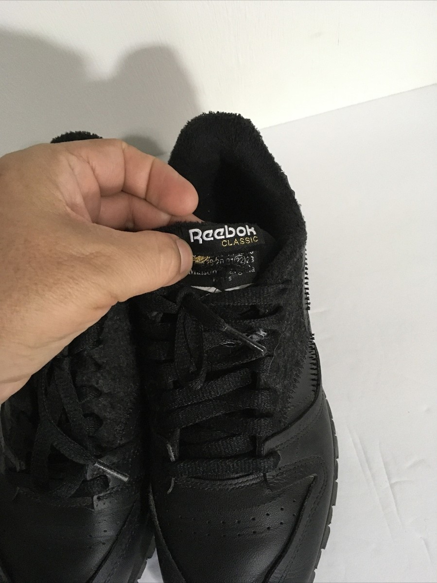 Reebok X Maison Margiela Classic Sneakers Black Size 6.5 | eBay Reebok X Maison Margiela Classic Sneakers Black Size 6.5 | eBay
