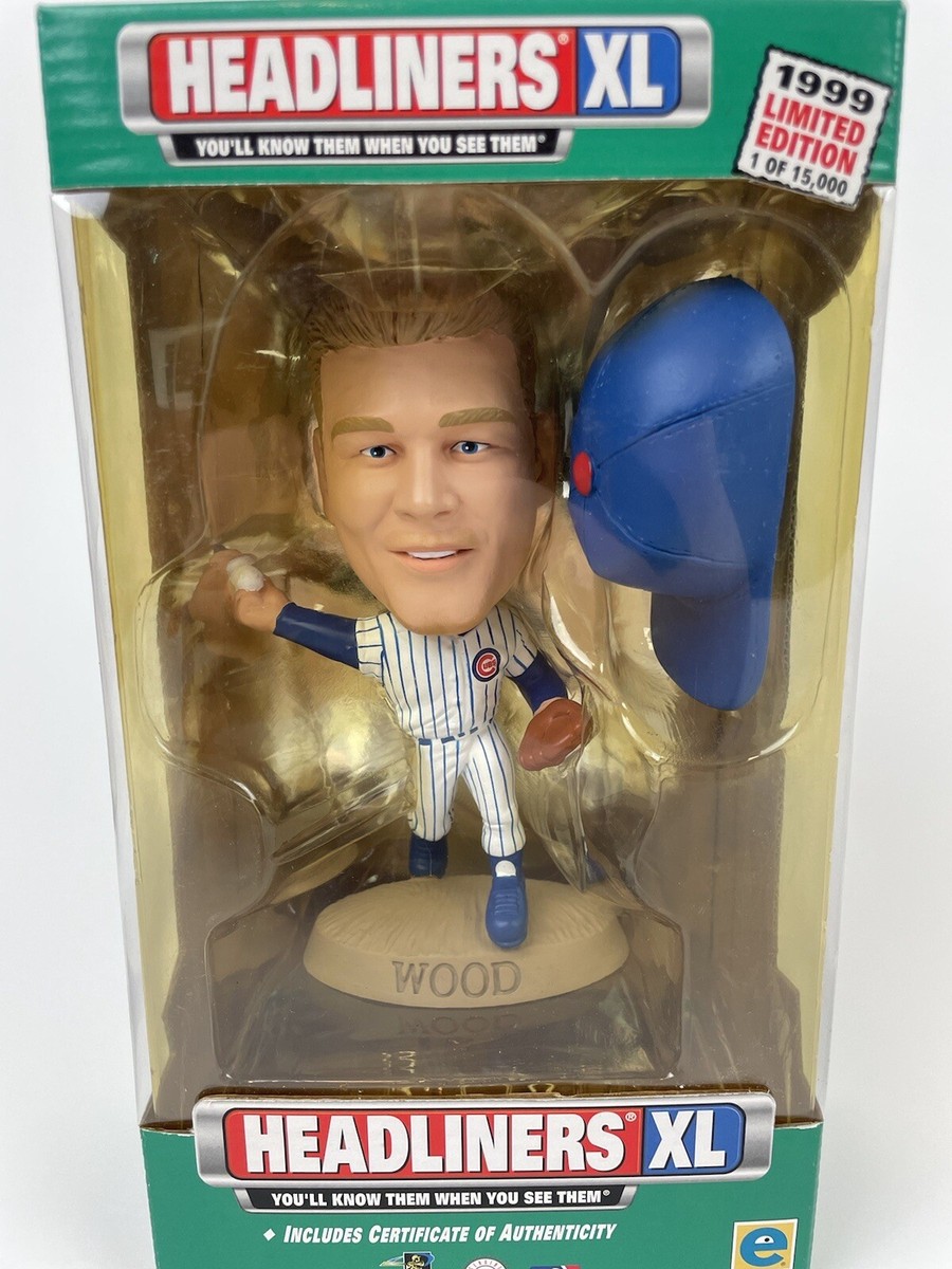 Kerry Wood のXLヘッドライナーズ 1999 KERRY WOOD LIMITED EDITION 15,000 HEADLINERS XL CHICAGO