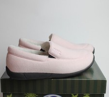 NEW Dr. Comfort Cuddle Pink Orthopedic Slippers Mocassins Size 7 Wide 37 EUR
