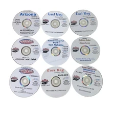 Set Of 9 DVDs Car Races Sports Plus Video Dirt Station Lucas Oil Speedways