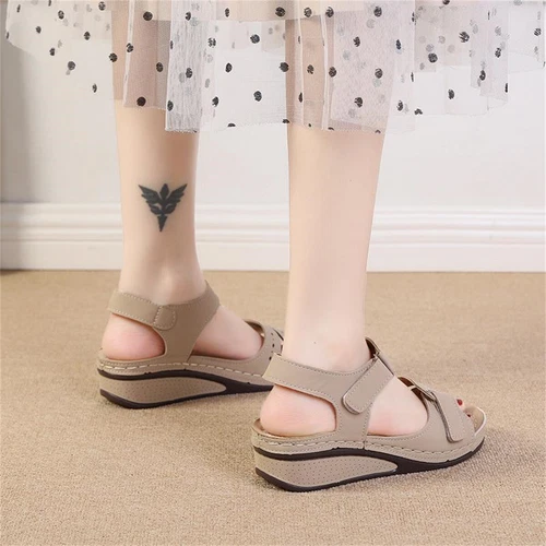 Women Sandals Anti-slip Summer Casual Orthopedic Open Toe Flats Beach Shoes Size - Bild 11 von 16