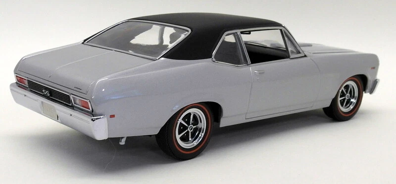 GMP 1/18 Scale Diecast - 8029 1969 Chevrolet Nova 396 SS Silver - Image 3 of 4
