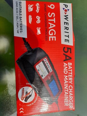 Powerite 5 Amp 9 Stufen Batterieladegerät Optimierer