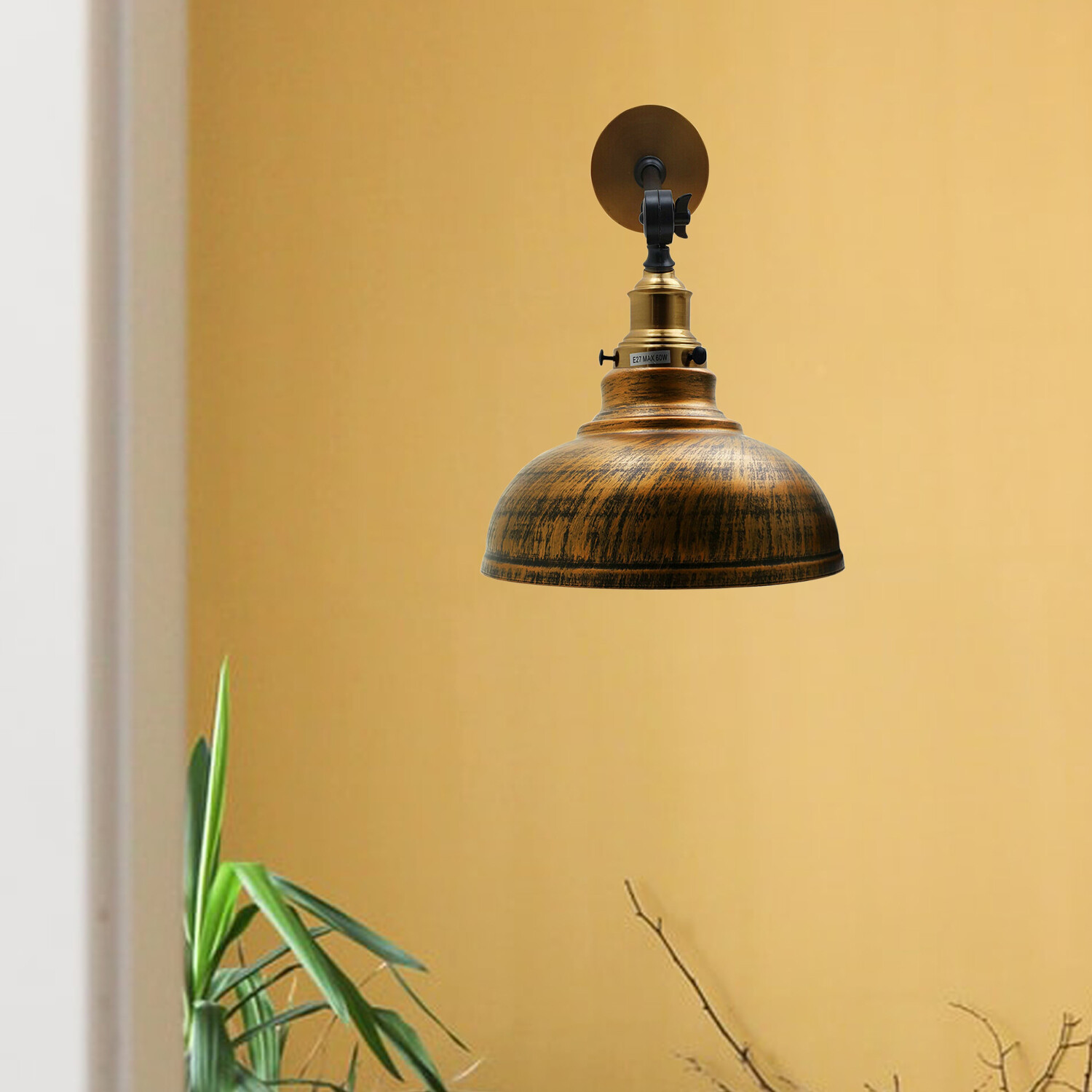 Vintage Wall Light Retro Industrial Adjustable Wall Lamp Sconce Lamp