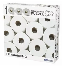Funwares TP Hoarding Toilet Paper Puzzle 1000 Piece Jigsaw Puzzle
