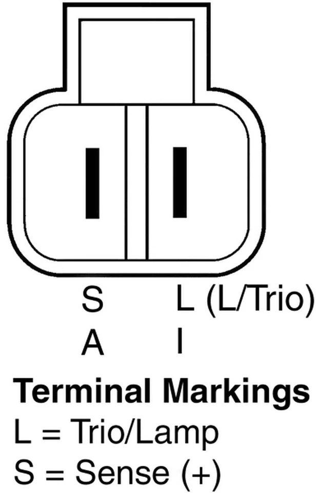 Alternador BBB Industries 13287 Reman para Nissan D21 90-93 2,4 L-L4 Foto 2 de 4