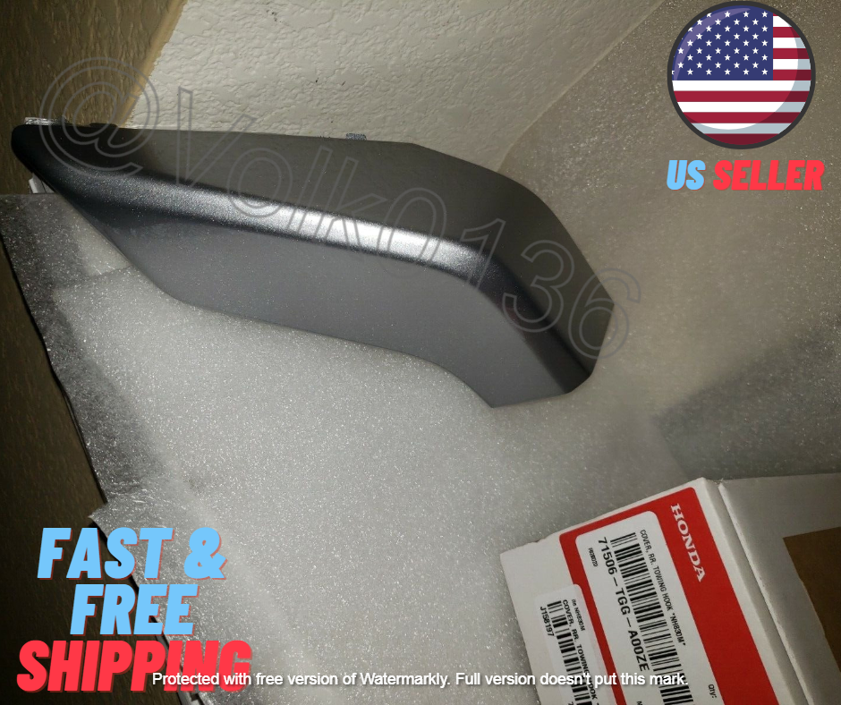 2017 -2021 Honda Civic Rear Tow Hook Cover Lunar Silver Metallic