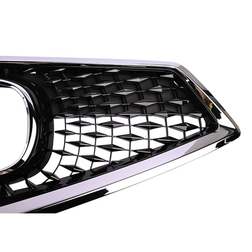 Front Bumper Upper Grille W/Chrome Molding For 2017 - 2020 Acura MDX 71121TZ5A00 - Picture 11 of 16