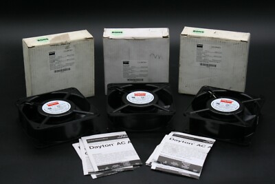 One (1) Dayton 2RTE1 Square AC Axial Fan 220VAC China NEW