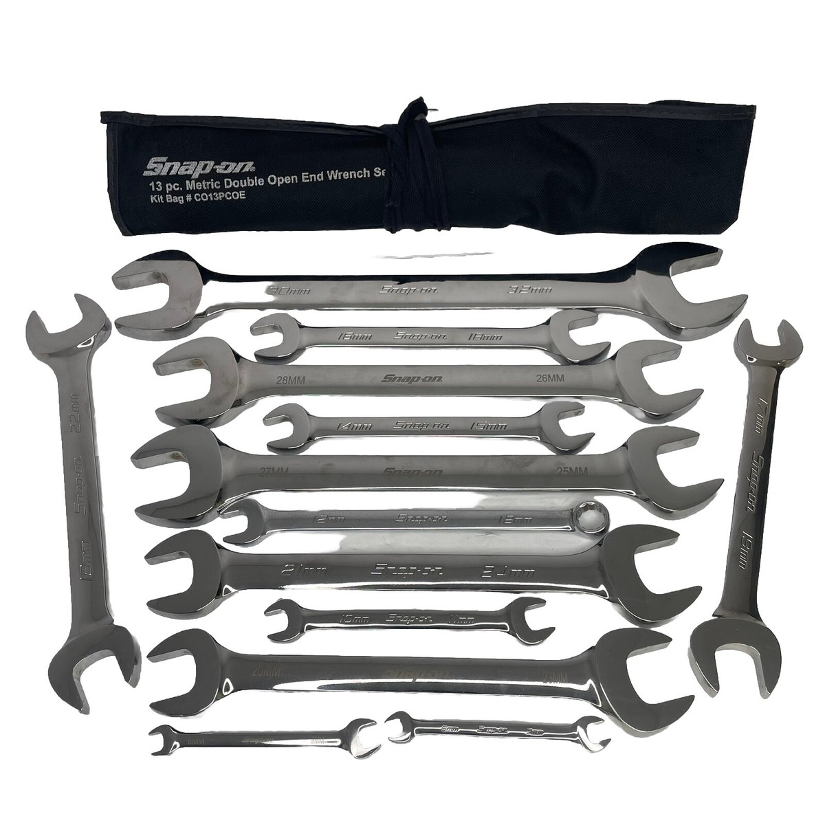 Snap On 13pc Double Open End Wrench set 6mm - 32mm | READ