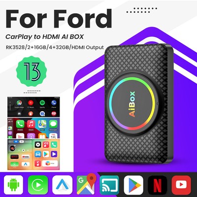Smart Ai Box Android 13 Wireless Android Auto CarPlay HDMI