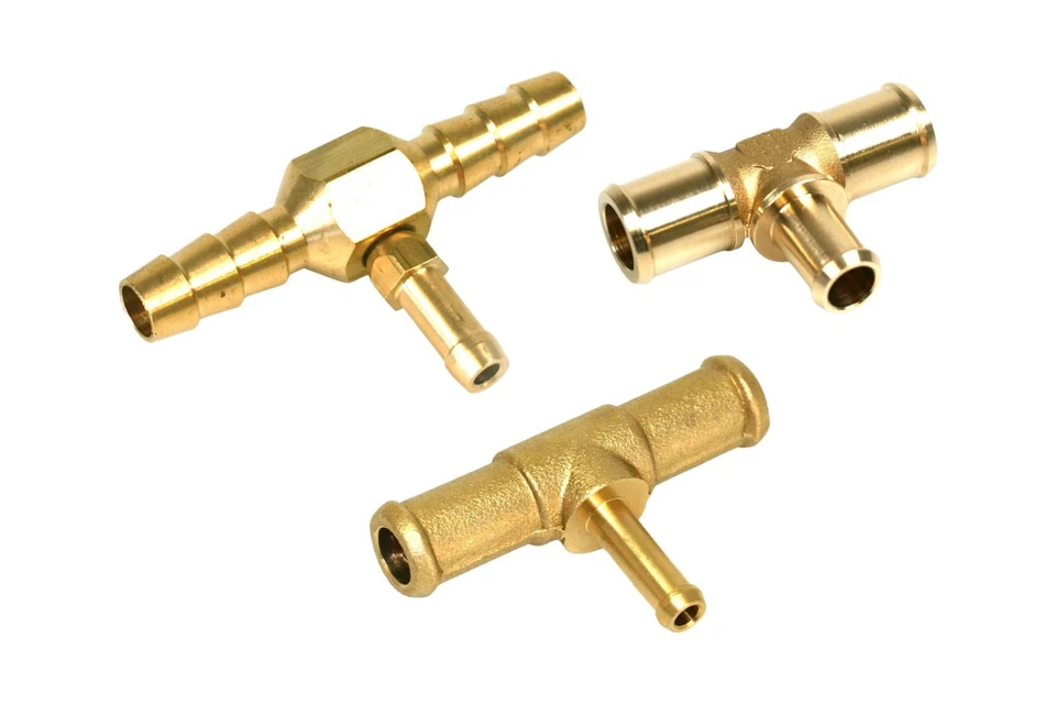 SONSTIGES Connettore a T in Ottone per Tubi - Riduttore - Varie Misure