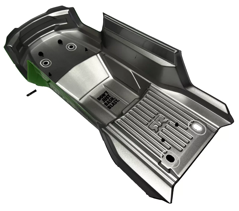 Arrma KRATON 4s 4x4 - Body Shell GREEN polycarbonate cover, body pins ARA4408V2 - Image 4 of 4