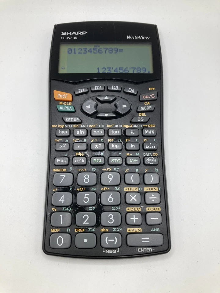 SHARP - Calculatrice Scientifique SHARP EL-W535 - Photo 2/4