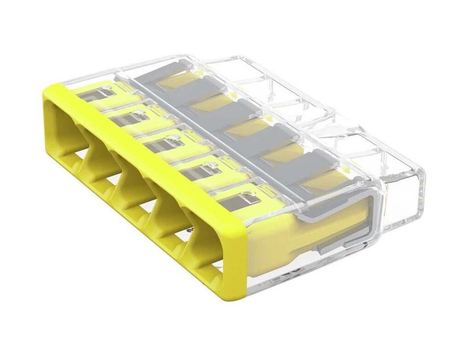 WAGO 2773-405 Compact PUSHWIRE Connector - 5 Conductor - 60pk - Image 2 of 3