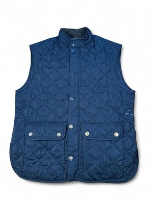 Barbour Men s Lowerdale Navy Quilted Vest Gilet See Measurements