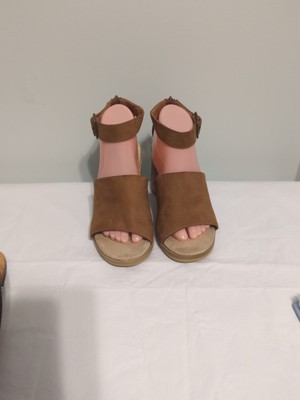 Wonderly - Camel Shirah - Women's Tan/Brown Faux Suede Shoes - Size 8.5M