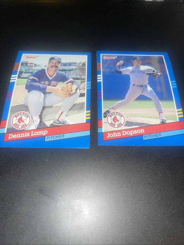 1991 Donruss Boston Red Sox You Pick The Player Card - Image 3 of 4