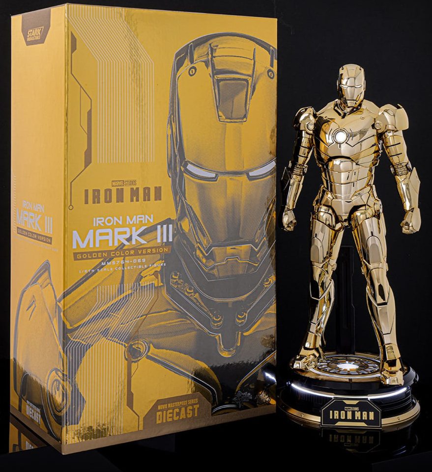 hot toysアイアンマン MARK III Iron Man Mark 3 III Golden Color Exclusive 1/6 Action Figure