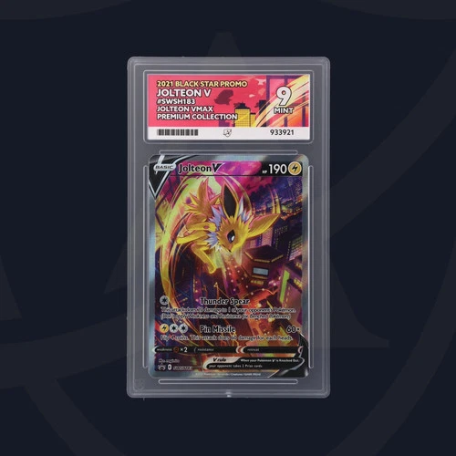ACE 9   - Jolteon V - SWSH183 - Black Star Promo - Pokemon - Jolteon VMAX Pre...