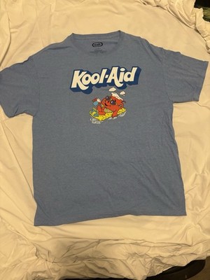 Kraft Kool-Aid Mens T-Shirt Sky Size Large  Color Sky Blue