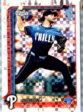 Aaron Nola 2025 Topps Chrome #286 X-Fractors