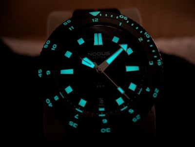 Nodus Sector Deep - Black - 500m Diver - Regulated NH35 - Retail Sold Out!