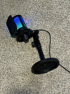 FIFINE Ampligame A6T USB Freestanding Desktop Microphone RGB Mute Stand Black